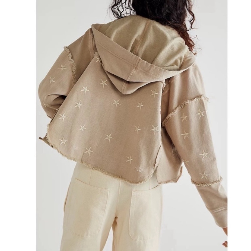 FREE PEOPLE Natural Beyond The Stars Jacket - Picture 3 of 13